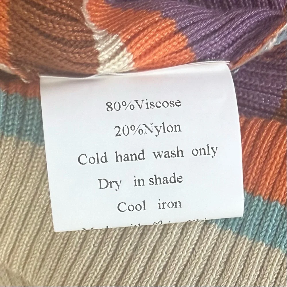 VRG GRL Striped Long Sleeve Cropped Knit Top‎ - Picture 10 of 11